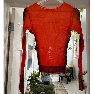 Julia Heuer Orange Eddie Blouse